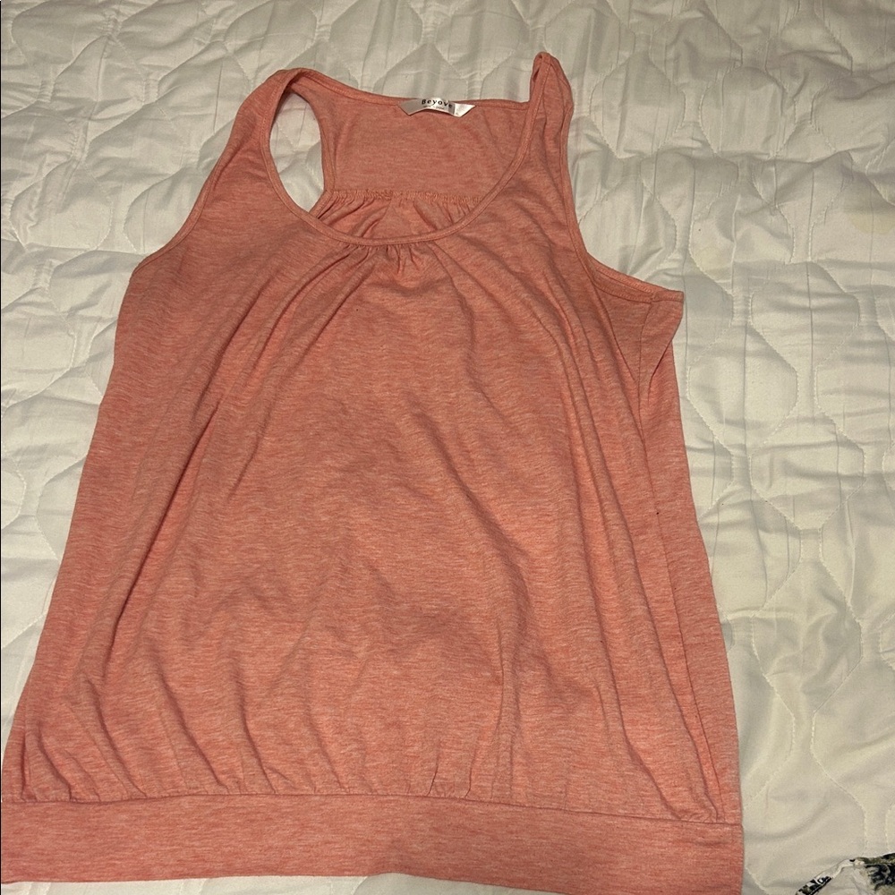 Coral Sleeveless Women's Tank Top